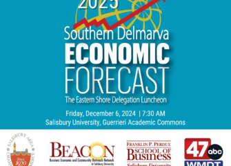 The Salisbury Area Chamber of Commerce to Host 38th Annual Southern Delmarva Economic Forecast The Salisbury Area Chamber of Commerce to Host 38th Annual Southern Delmarva Economic Forecast