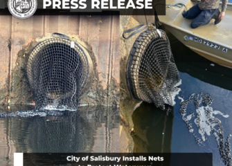 City of Salisbury Installs Nets to Protect Waterways City of Salisbury Installs Nets to Protect Waterways