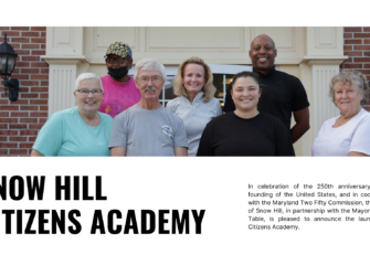 Snow Hill Announces Citizens Academy in Celebration of America’s 250th Anniversary Snow Hill Announces Citizens Academy in Celebration of America’s 250th Anniversary