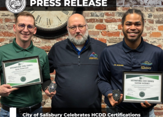 City of Salisbury Celebrates HCDD Officer Certifications City of Salisbury Celebrates HCDD Officer Certifications