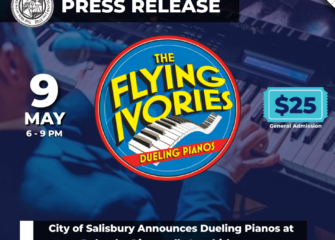 City of Salisbury Announces Dueling Pianos at Pohanka Riverwalk Amphitheater City of Salisbury Announces Dueling Pianos at Pohanka Riverwalk Amphitheater