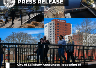 City of Salisbury Announces Reopening of Riverwalk Amphitheater Pedestrian Bridge City of Salisbury Announces Reopening of Riverwalk Amphitheater Pedestrian Bridge
