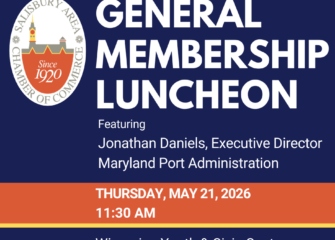 Executive Director Daniels of Maryland Port Administration to Speak at SACC MAY General Membership Luncheon Executive Director Daniels of Maryland Port Administration to Speak at SACC MAY General Membership Luncheon