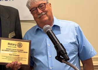 Rotary Club of Salisbury Presents Community Service Award Rotary Club of Salisbury Presents Community Service Award