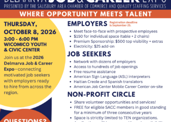 Is Your Business Hiring? Recruit Top Talent at the 2026 Delmarva Job & Career Expo Is Your Business Hiring? Recruit Top Talent at the 2026 Delmarva Job & Career Expo