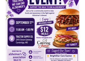 BrightStar Care to Host Cambridge Lunch Fundraiser for Walk to End Alzheimer’s BrightStar Care to Host Cambridge Lunch Fundraiser for Walk to End Alzheimer’s