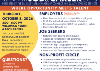 Final Week for Businesses to Register for the Delmarva Job & Career Expo! Final Week for Businesses to Register for the Delmarva Job & Career Expo!