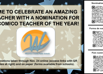 It’s Time to Nominate a Great Educator to Be the Next Wicomico Teacher of the Year! It’s Time to Nominate a Great Educator to Be the Next Wicomico Teacher of the Year!