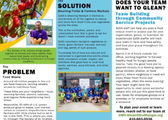 Society of St. Andrew Delmarva Invites Community Groups and Businesses to Join “Team Glean” and Fight Hunger Society of St. Andrew Delmarva Invites Community Groups and Businesses to Join “Team Glean” and Fight Hunger